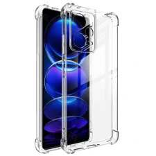 گارد شفاف ایربگ دار برای گوشی Xiaomi Poco X5 Pro مدل ژله ای محافظ لنزدار