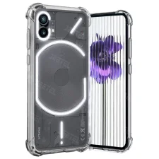 گارد شفاف ایربگ دار برای گوشی Nothing Phone 1 مدل ژله ای طلقی محافظ لنزدار