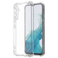 گارد شفاف ایربگ دار برای گوشی Samsung Galaxy A34 مدل ژله ای محافظ لنزدار