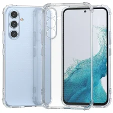 گارد شفاف ایربگ دار برای گوشی Samsung Galaxy A54 مدل ژله ای محافظ لنزدار