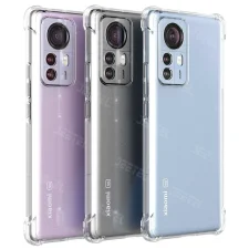 گارد شفاف ایربگ دار برای گوشی Xiaomi 12 Pro مدل ژله ای محافظ لنزدار