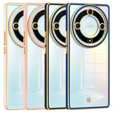 قاب اورجینال الکتروپلیتینگ Honor X9A مدل دور طلایی اسپیس