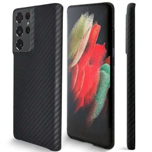 قاب فیبر کربن گوشی Samsung Galaxy S21 Ultra مدل Skin از برند Berlia