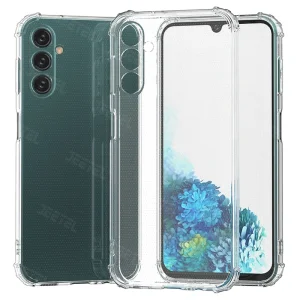 گارد شفاف ایربگ دار برای گوشی Samsung Galaxy M14 مدل ژله ای محافظ لنزدار