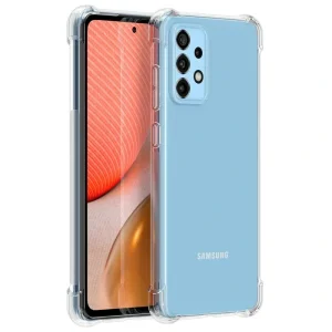 گارد شفاف ایربگ دار برای گوشی Samsung Galaxy A53 مدل ژله ای محافظ لنزدار