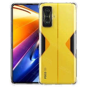 گارد شفاف ایربگ دار برای گوشی Xiaomi Poco F4 GT مدل ژله ای محافظ لنزدار