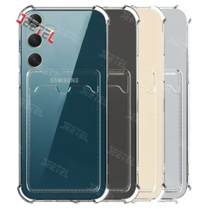 قاب شفاف کپسولی برای گوشی Samsung A24 مدل جاکارتی محافظ لنزدار