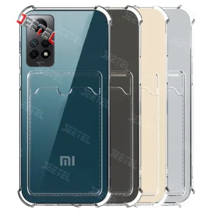 قاب شفاف کپسولی برای گوشی شیائومی Redmi Note 12 Pro 4G مدل جاکارتی محافظ لنزدار