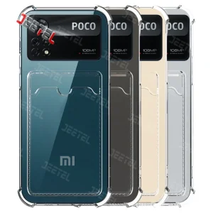 قاب شفاف کپسولی برای گوشی شیائومی Poco X4 Pro 5G مدل جاکارتی محافظ لنزدار