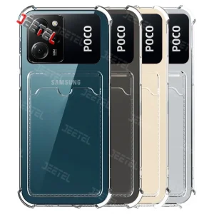 قاب شفاف کپسولی برای گوشی شیائومی Poco X5 Pro 5G مدل جاکارتی محافظ لنزدار