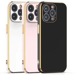 کاور مای کیس گلدلاین برای IPHONE 15 Pro Max (الکتروپلیتینگ 6D اورجینال)