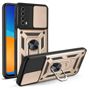 قاب کشویی بتمنی مدل آهنربایی هولدردار برای گوشی Huawei Y7A طرح اسلاید آرمور