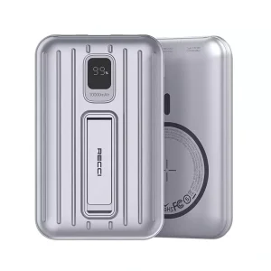 پاوربانک و شارژر بی سیم مدل RECCI RPB-P23 10000mAh