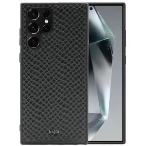کاور چرمی گوشی Samsung Galaxy S24 Ultra مدل Genius Collection از برند Kajsa