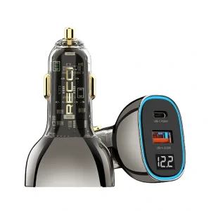 شارژر فندکی بدنه شفاف مدل Recci 93W RCC-N18