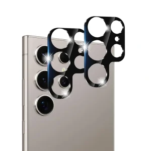 گلس محافظ لنز گوشی Samsung Galaxy S24 Ultra مدل شیشه ای 3D