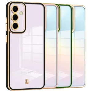 قاب اورجینال الکتروپلیتینگ Samsung Galaxy A05S مدل دور طلایی اسپیس