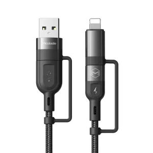 کابل شارژ 4 کاره 60 وات از برند مک دودو MC DODO CA-8070