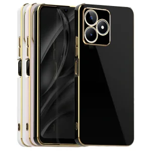 کاور مای کیس گلدلاین برای Realme C51 (الکتروپلیتینگ 6D اورجینال)