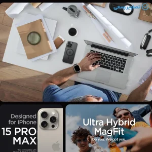 کاور مات مدل SLEEK برای IPHONE 15 Pro Max مگ سیف دار
