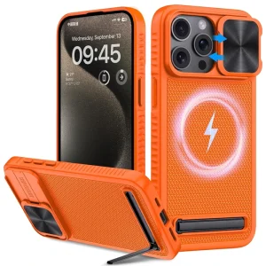 کاور محافظ لنزدار مدل SOLO برای IPHONE 15 Pro Max مگ سیف دار