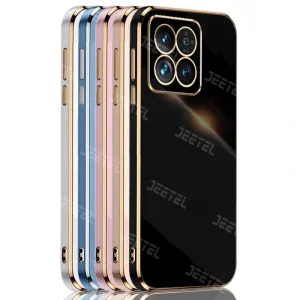 کاور مای کیس گلدلاین برای Xiaomi 14 (الکتروپلیتینگ 6D اورجینال)