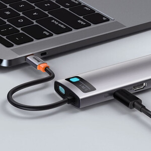 هاب 5 پورت USB-C باسئوس مدل WKWG020013