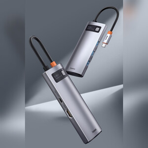 هاب 5 پورت USB-C باسئوس مدل WKWG020013