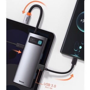 هاب 5 پورت USB-C باسئوس مدل WKWG020013