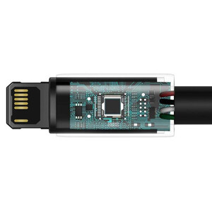کابل تبدیل USB به لایتنینگ باسئوس مدل Tungsten fast charging data طول 1 متر