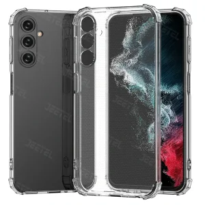 گارد شفاف ایربگ دار برای گوشی Samsung Galaxy A05S مدل ژله ای محافظ لنزدار