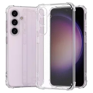 گارد شفاف ایربگ دار برای گوشی Samsung Galaxy A55 مدل ژله ای محافظ لنزدار