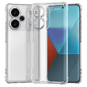 گارد شفاف ایربگ دار برای گوشی Xiaomi Redmi Note 13 Pro Plus 5G مدل ژله ای محافظ لنزدار