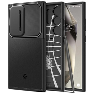 کاور اسپیگن مدل Optik Armor مناسب برای گوشی موبایل سامسونگ Galaxy S24 Ultra