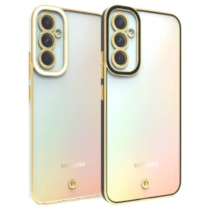 قاب اورجینال الکتروپلیتینگ Samsung Galaxy A54 مدل دور طلایی Space