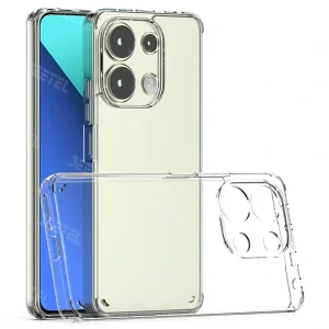 قاب شفاف Xiaomi Redmi Note 13 4G مدل ژله ای محافظ لنزدار