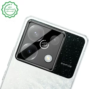 گلس محافظ لنز گوشی Xiaomi Poco X6 مدل شیشه ای 3D