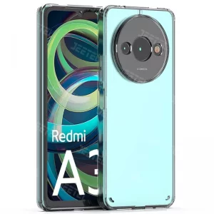 قاب شفاف Xiaomi Redmi A3 مدل ژله ای محافظ لنزدار