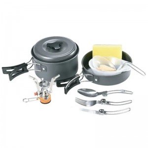 ست قابلمه کمپینگ 10 کاره گرین لاین مدل Green Lion 10 IN 1 Camping Cookware