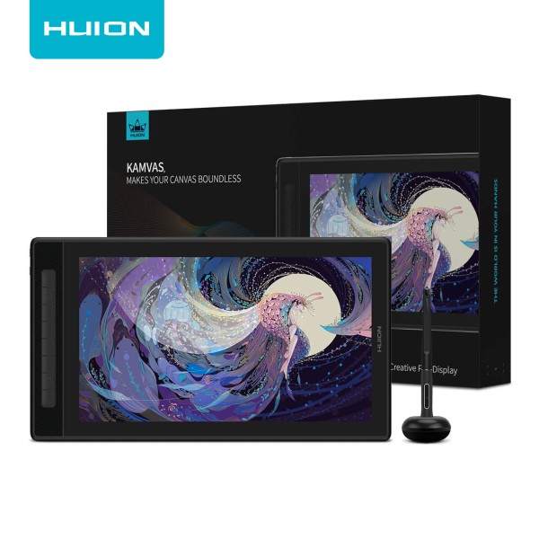 تبلت گرافیکی و قلم نوری هویون مدل Kamvas 24 Plus 2K QHD