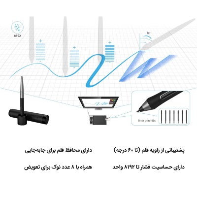 تبلت گرافیکی و قلم نوری ایکس‌پی پن مدل Deco Pro Medium