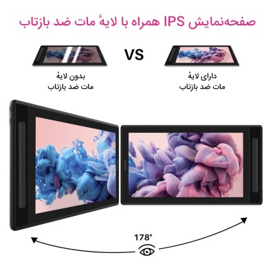 تبلت گرافیکی و قلم نوری هویون مدل Kamvas 24 Plus 2K QHD