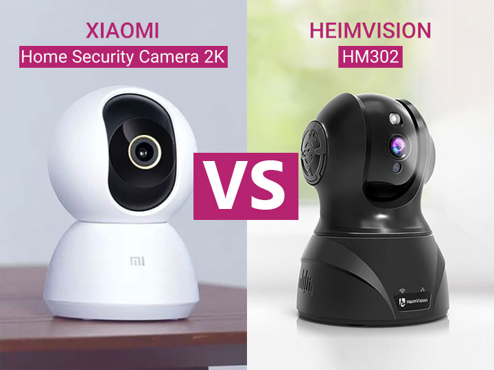 مقایسه دوربین‌های مداربستهٔ شیائومی Mi 360° Home Security Camera 2K و هیم‌ویژن HM302 (مطلب)