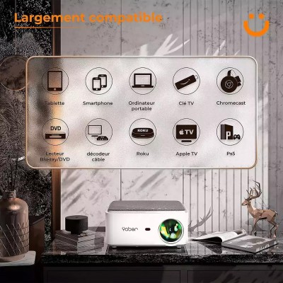 ویدئو پروژکتور یابر مدل V6