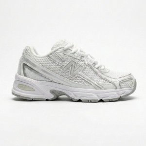 نیوبالانس 740 سفید سیلور متالیک New Balance 740