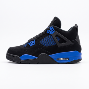 ایر جردن 4 Air Jordan 4 Retro Black Blue Thunder
