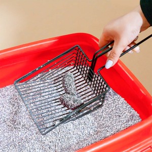 بیلچه ظرف خاک گربه ژوانیت نمای استفاده