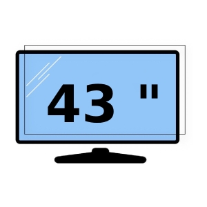 محافظ صفحه نمایش تلویزیون 1 میلیمتر مناسب 43 اینچ