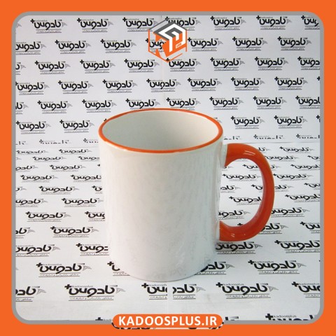 ماگ دسته و لبه رنگی