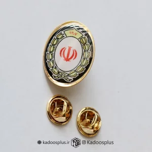 بج سینه بانک ملی ایران مشکی